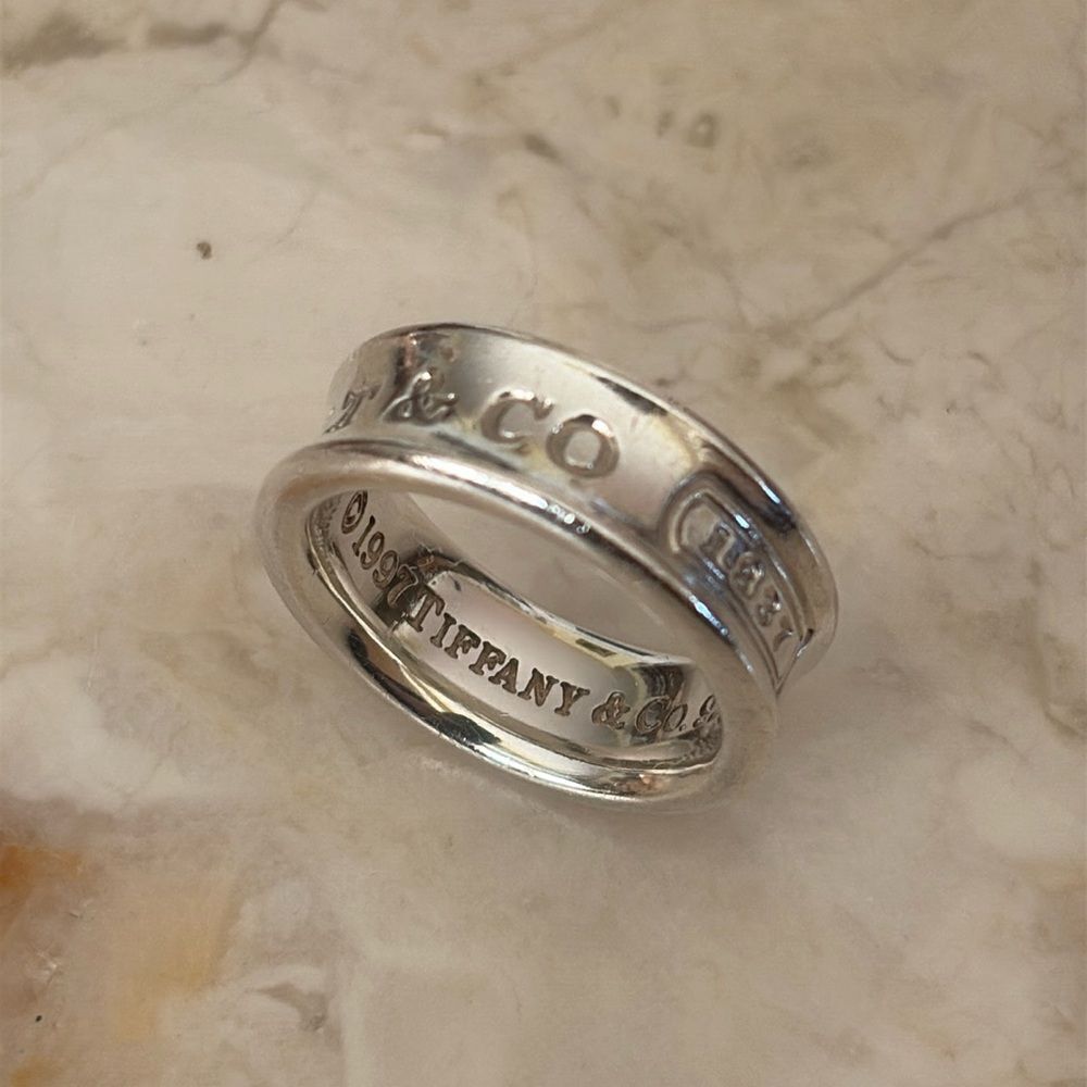 Tiffany & Co. 1837™ Concave 925 Sterling Silver Ring